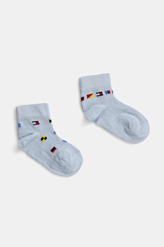 Детские носки Tommy Hilfiger 2 шт длинные носки голубой 701232719.PPYA