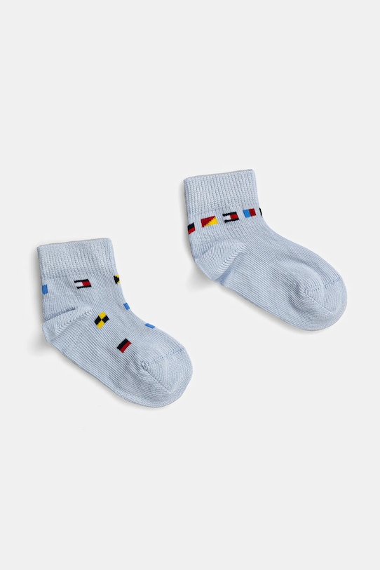 Tommy Hilfiger skarpetki dziecięce 2-pack skarpetki długie niebieski 701232719.PPYA