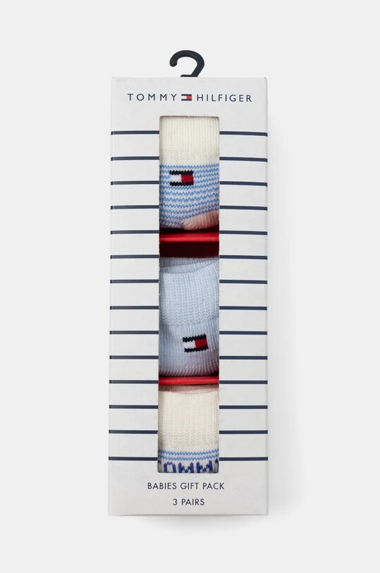 CHLAPEC Kojenecké ponožky Tommy Hilfiger 3-pack 701232722.PPYA modrá
