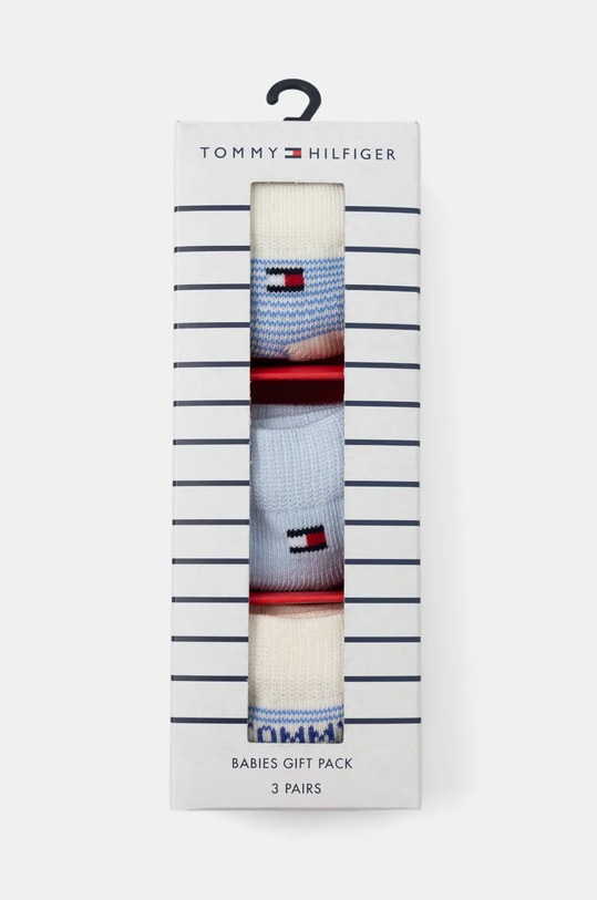 Chłopiec Tommy Hilfiger skarpetki niemowlęce 3-pack 701232722.PPYA niebieski