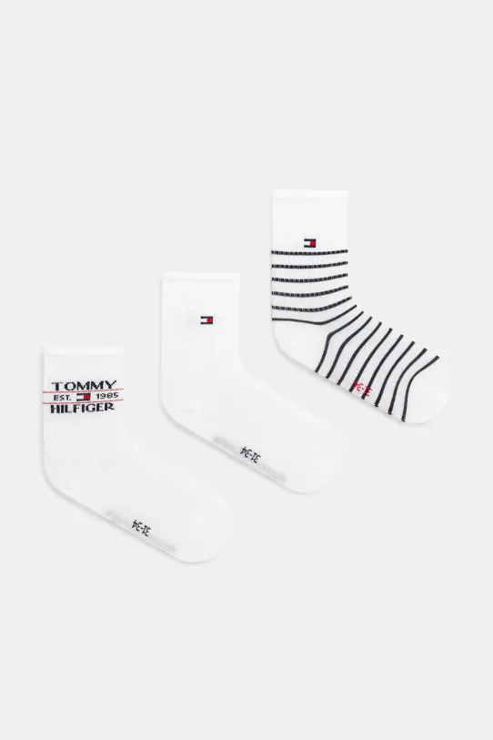 Дитячі шкарпетки Tommy Hilfiger 3-pack довгі шкарпетки бежевий 701232830.PPYA