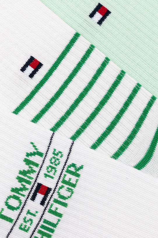 Дитячі шкарпетки Tommy Hilfiger 3-pack 701232830.PPYA зелений SS25
