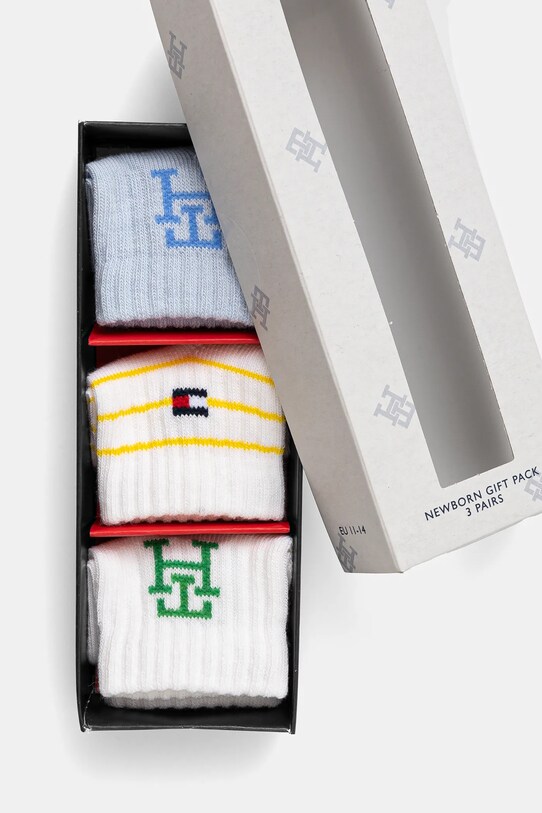 Хлопчик Шкарпетки для немовлят Tommy Hilfiger 3-pack 701232851.PPYA блакитний