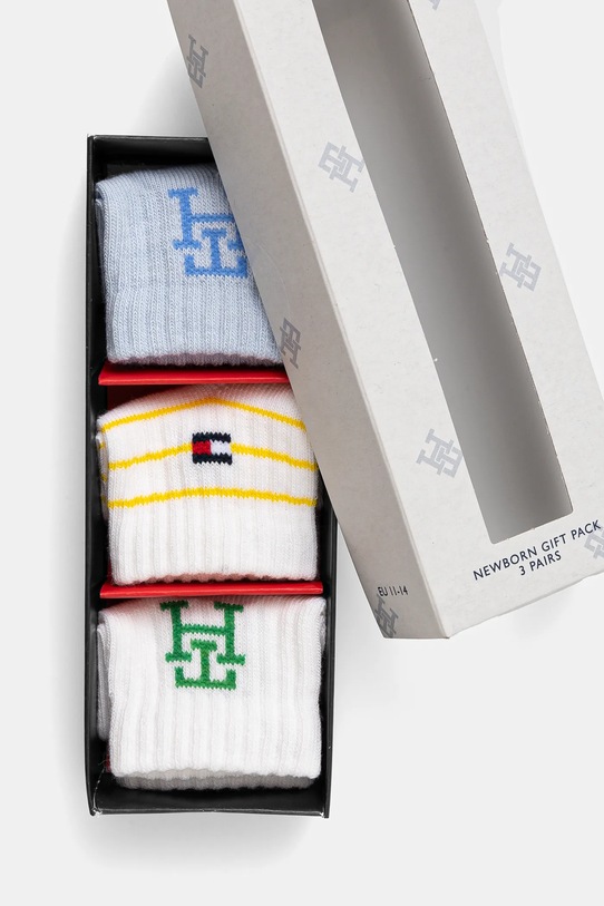 Мальчик Носки для младенцев Tommy Hilfiger 3 шт 701232851.PPYA голубой