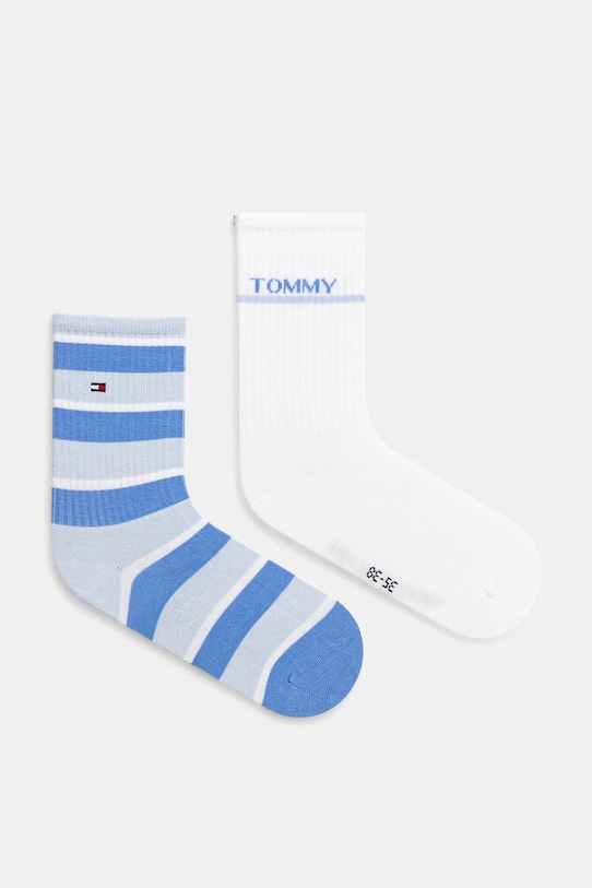 Παιδικές κάλτσες Tommy Hilfiger 2-pack ψηλές κάλτσες μπλε 701232856.PPYA