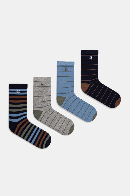 United Colors of Benetton sosete copii 4-pack sosete lungi albastru 6AO307048.G.Seasonal