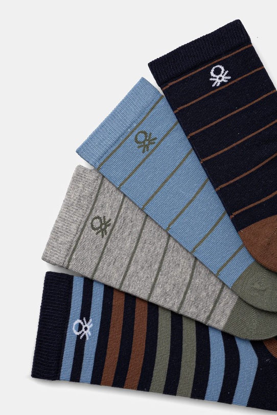 United Colors of Benetton sosete copii 4-pack 6AO307048.G.Seasonal albastru SS25