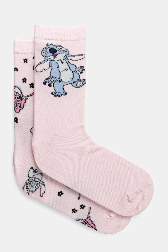 United Colors of Benetton skarpetki dziecięce x Disney skarpetki długie różowy 6AO307043.G.Seasonal