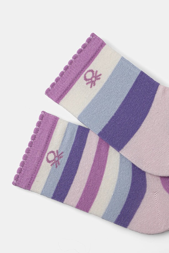 United Colors of Benetton sosete 6AO307047.G.Seasonal violet SS25