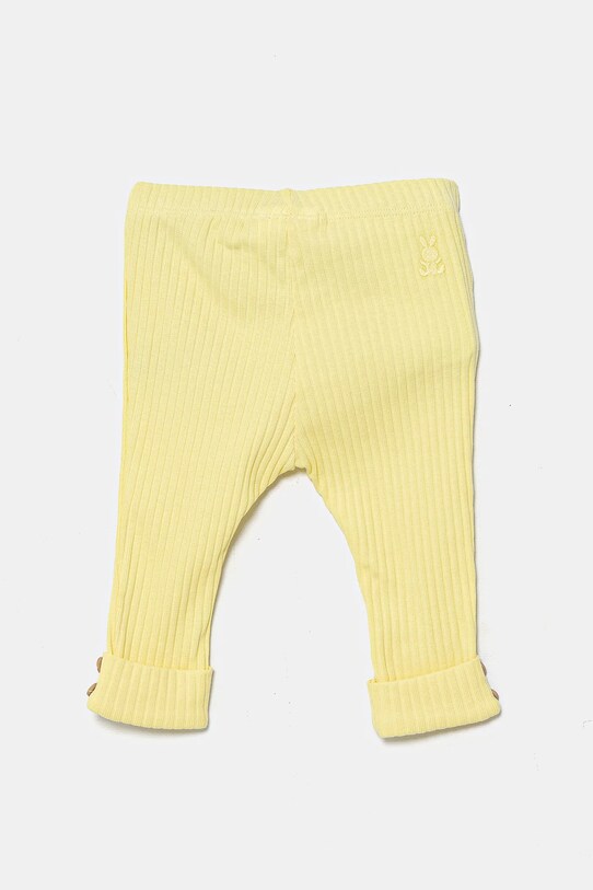 United Colors of Benetton leggins bebe 3F1AAF026.W.Seasonal galben SS25