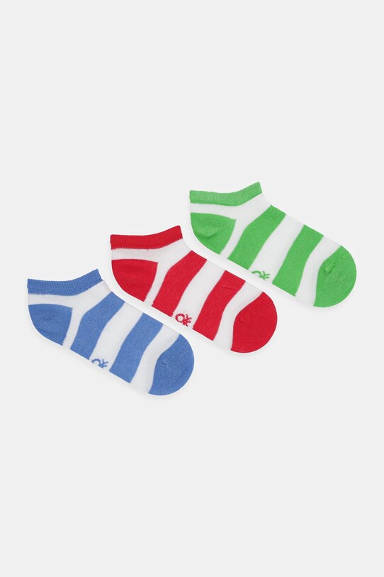 United Colors of Benetton șosete 3-pack 3-pack verde 6AO507044.G.Seasonal