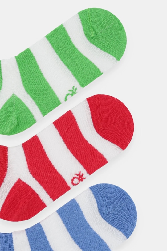 Шкарпетки United Colors of Benetton 3-pack 6AO507044.G.Seasonal зелений SS25