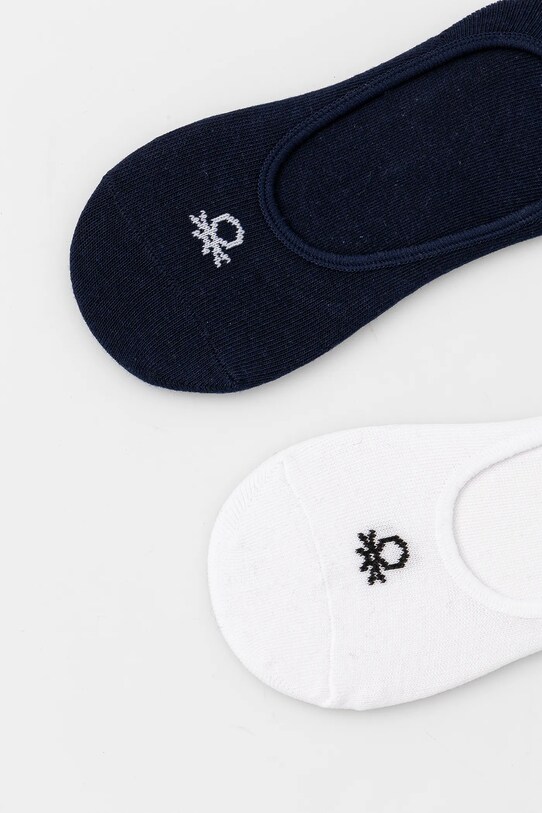 Nogavice United Colors of Benetton 2-pack 6AO60701K.G.Seasonal mornarsko modra SS25