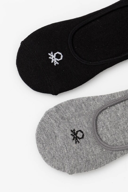 United Colors of Benetton skarpetki 2-pack 6AO60701K.G.Seasonal czarny SS25