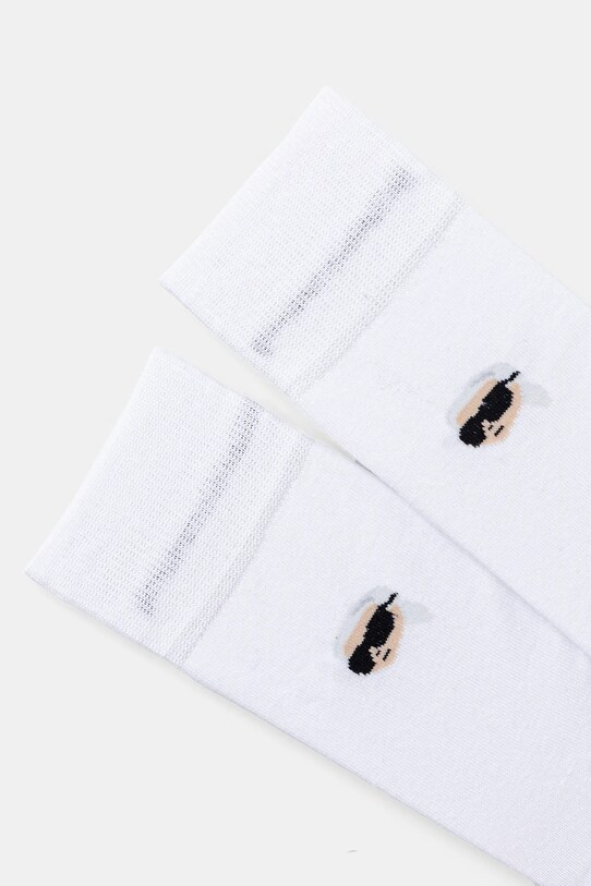 Karl Lagerfeld sosete 551102.805514 alb SS25