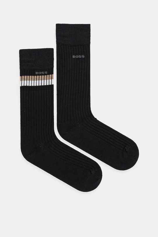 BOSS skarpetki 2-pack skarpetki długie czarny 50531074