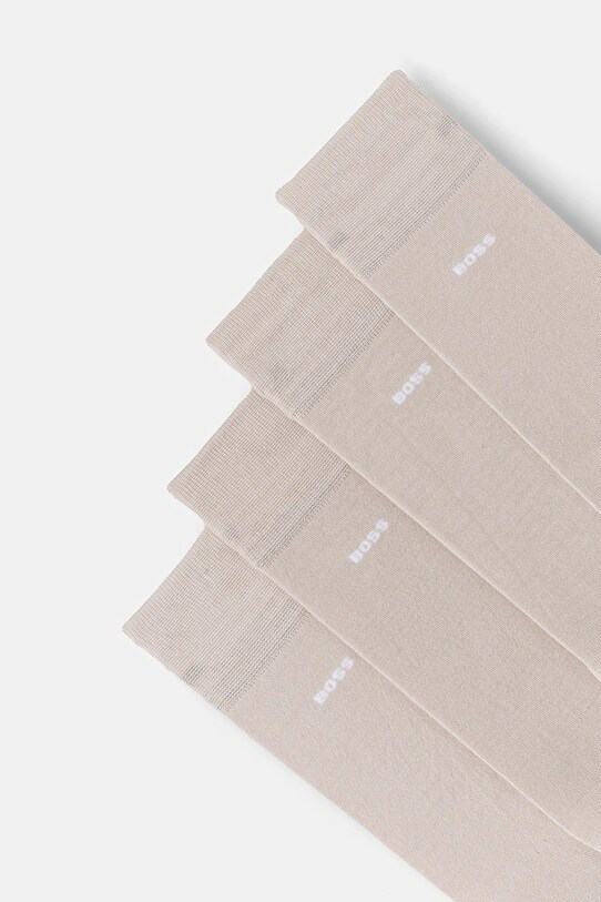 Čarape BOSS 2-pack 2P RS Tom Uni MC 50534901 bež AW25