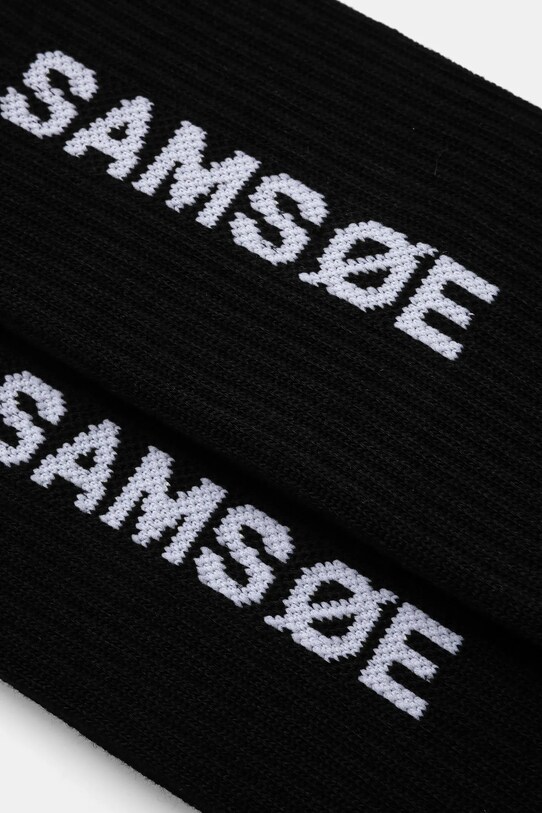 Čarape Samsoe Samsoe M24400016 crna SS25