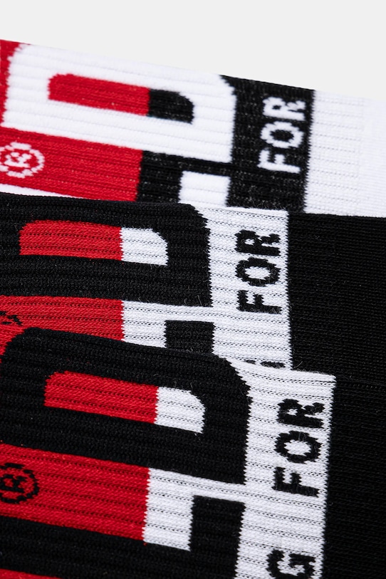 Diesel calzini SKM-RAY-THREEPACK SOCKS pacco da 3 00SAYJ.0IQAR nero SS25