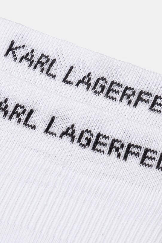 Karl Lagerfeld sosete 552102.805505 alb SS25