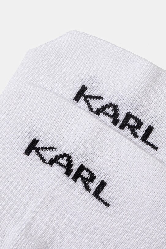 Karl Lagerfeld sosete 552102.805515 alb SS25