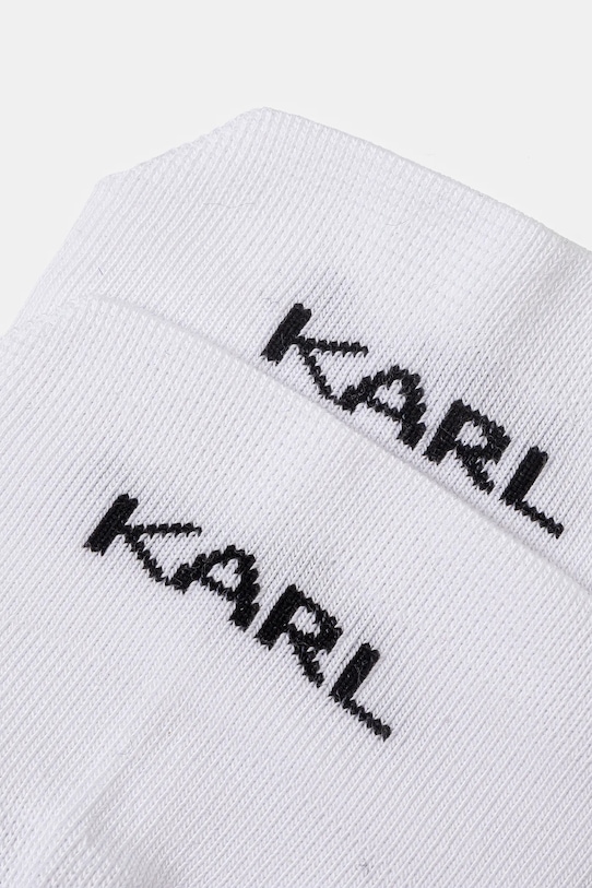 Čarape Karl Lagerfeld 552102.805515 bijela SS25