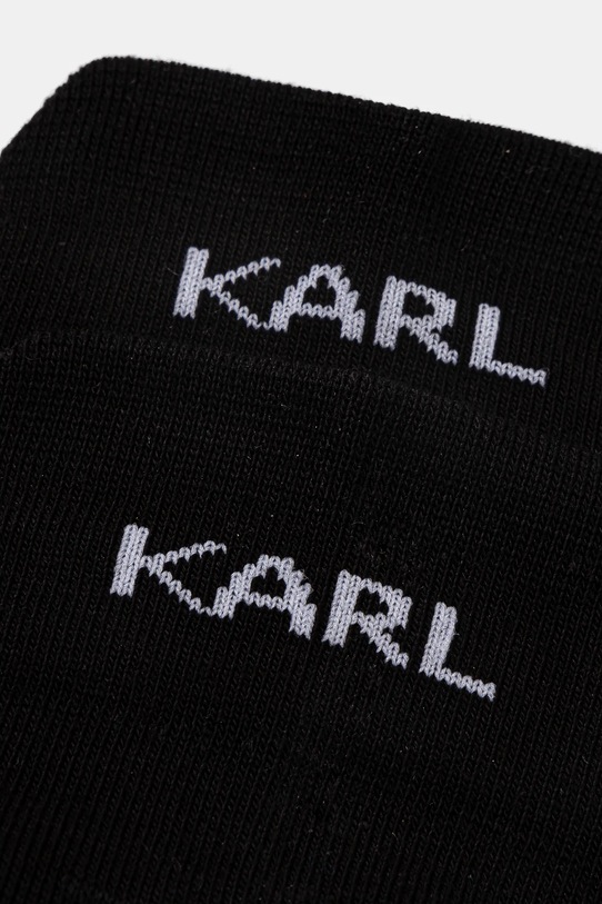 Čarape Karl Lagerfeld 552102.805515 crna SS25