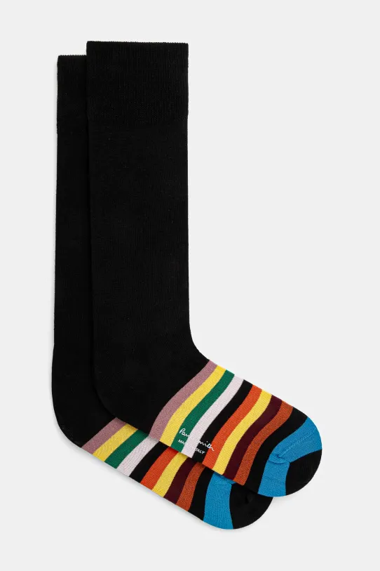 Шкарпетки Paul Smith довгі шкарпетки чорний M1A.380CI.P440