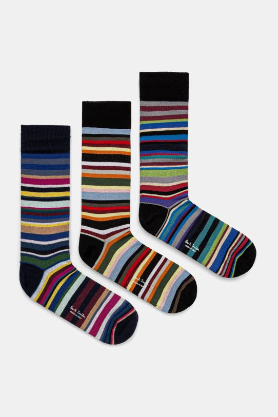 Paul Smith skarpetki 3-pack skarpetki długie multicolor M1A.SOCK.P3PSTR