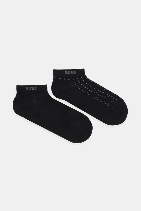 BOSS skarpetki 2-pack skarpetki krótkie czarny 50537524