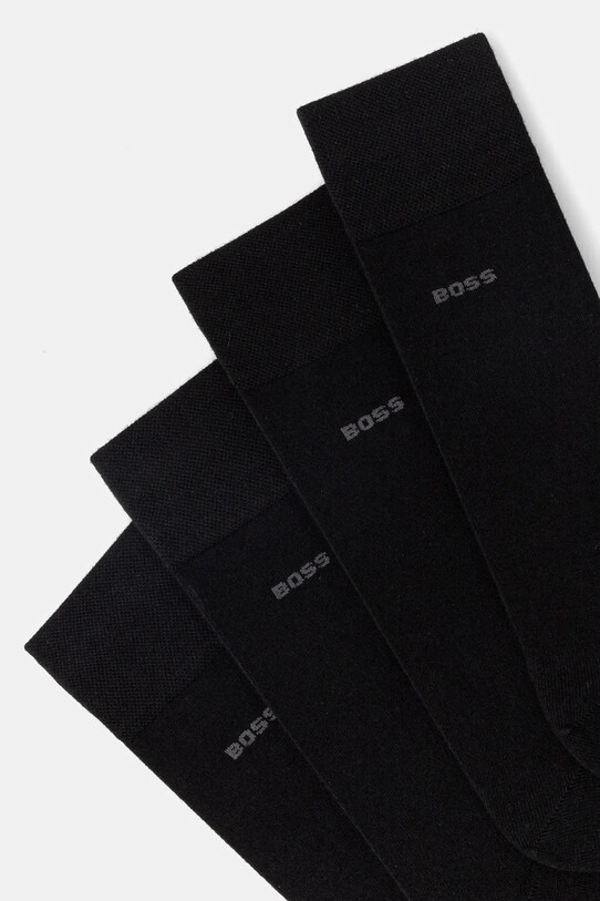 BOSS skarpetki 2-pack 50538200 czarny SS25
