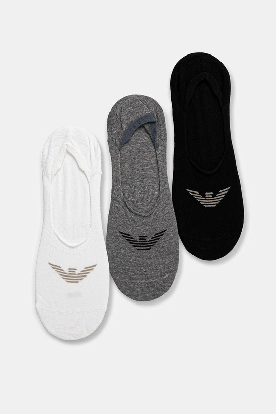 Шкарпетки Emporio Armani Underwear короткі шкарпетки сірий EM000548.AF12271
