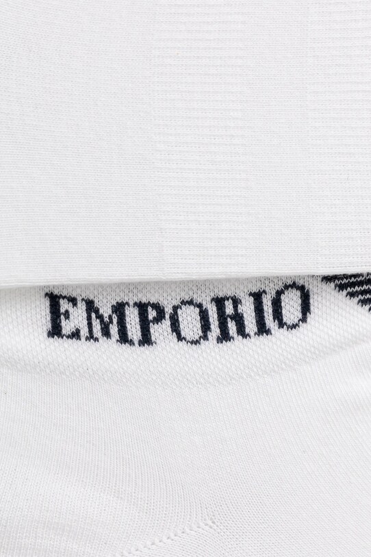 Κάλτσες Emporio Armani Underwear 3-pack EM000550.AF12276 λευκό SS25