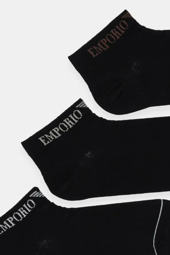 Emporio Armani Underwear zokni 3 pár EM000550.AF12276 fekete SS25