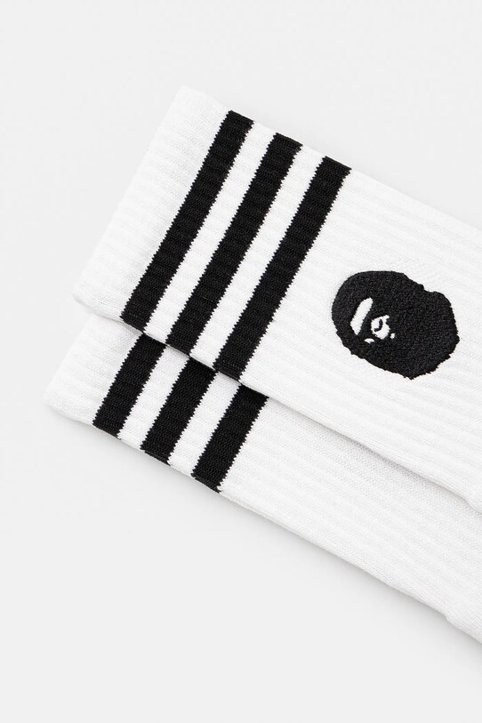 adidas Originals skarpetki adidas Originals x BAPE SSTR PACK Socks JN7124 biały SS25