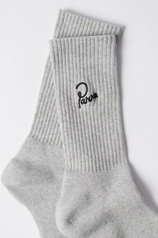 by Parra skarpetki Signature crew 53365 szary SS25