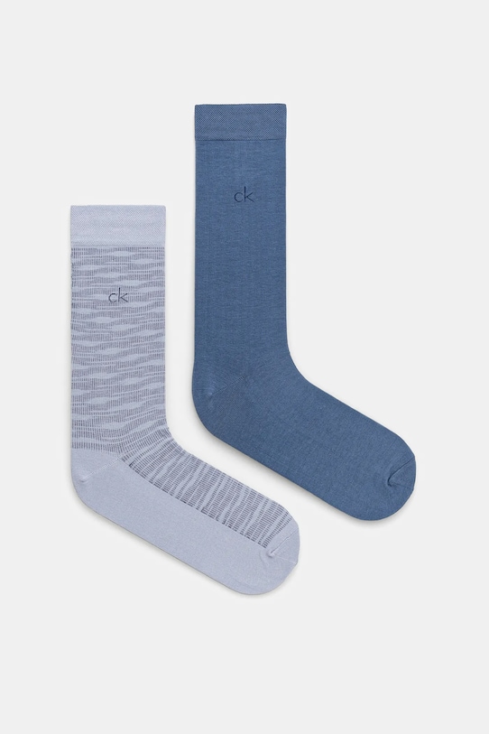 Calvin Klein calzini pacco da 2 semplice blu 701231365