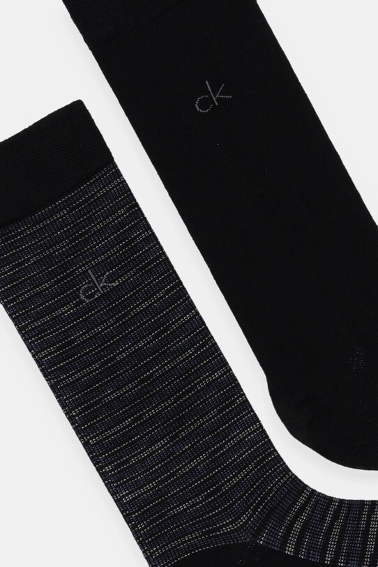 Calvin Klein calzini pacco da 2 701231365 nero SS25