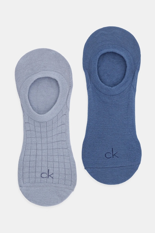 Ponožky Calvin Klein 2-pack krátké ponožky modrá 701231366
