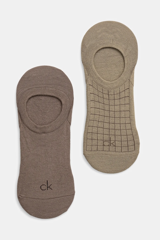 Κάλτσες Calvin Klein 2-pack κοντές κάλτσες πράσινο 701231366