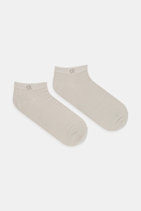 Κάλτσες Calvin Klein 2-pack κοντές κάλτσες μπεζ 701233245