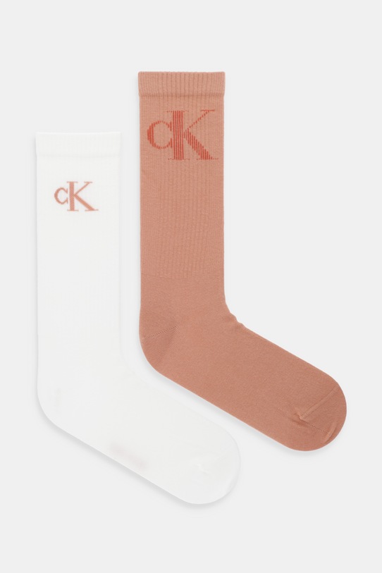 Calvin Klein Jeans skarpetki 2-pack skarpetki długie biały 701231387