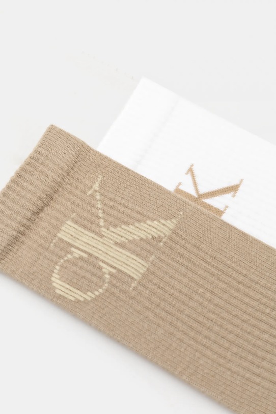 Ponožky Calvin Klein Jeans 2-pak 701231387 biela AW25