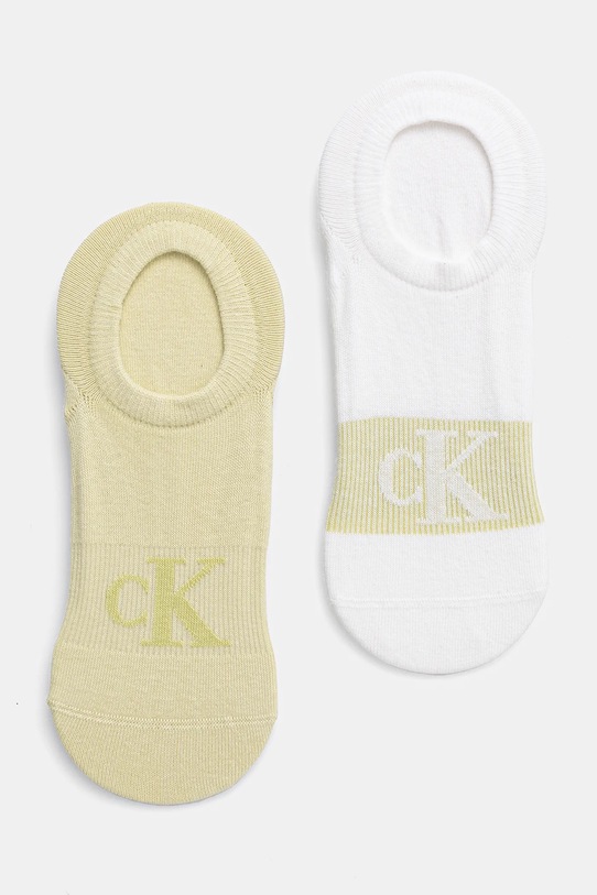 Κάλτσες Calvin Klein Jeans 2-pack κοντές κάλτσες πράσινο 701231389