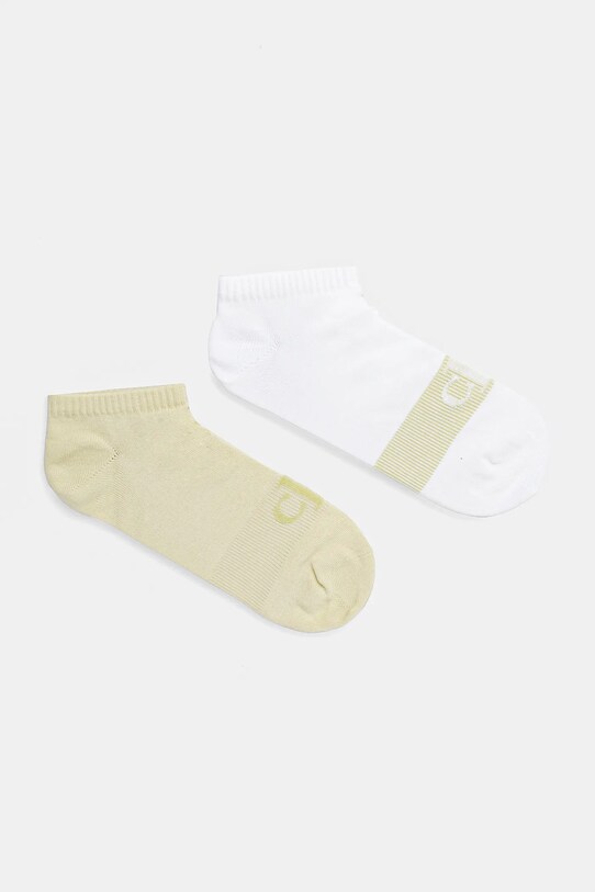 Шкарпетки Calvin Klein Jeans 2-pack візерунок зелений 701231393