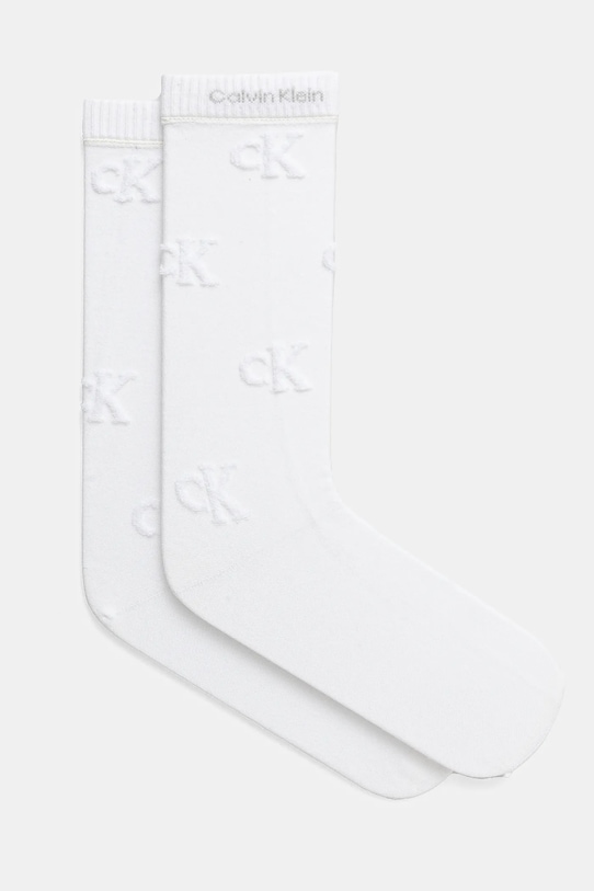 Calvin Klein Jeans skarpetki skarpetki długie biały 701232658