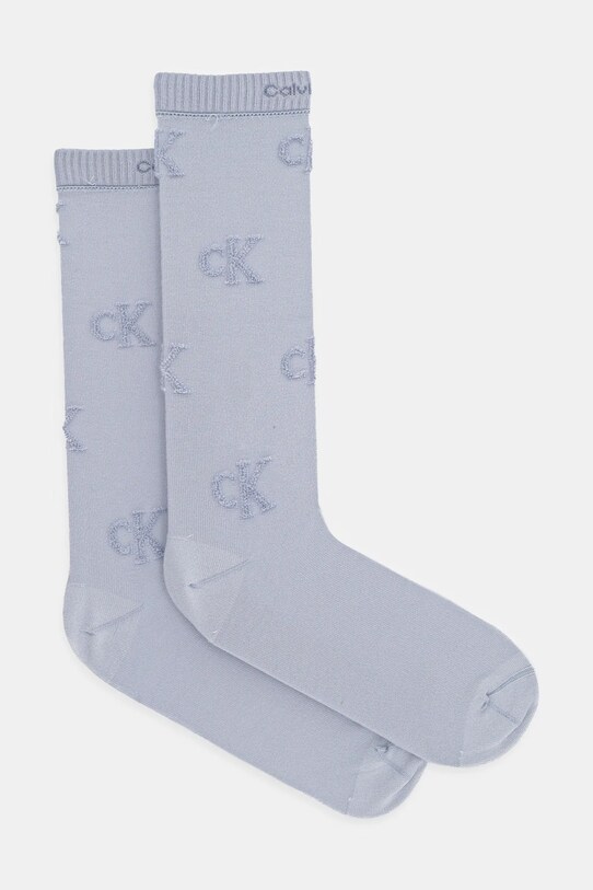 Ponožky Calvin Klein Jeans dlouhé ponožky modrá 701232658