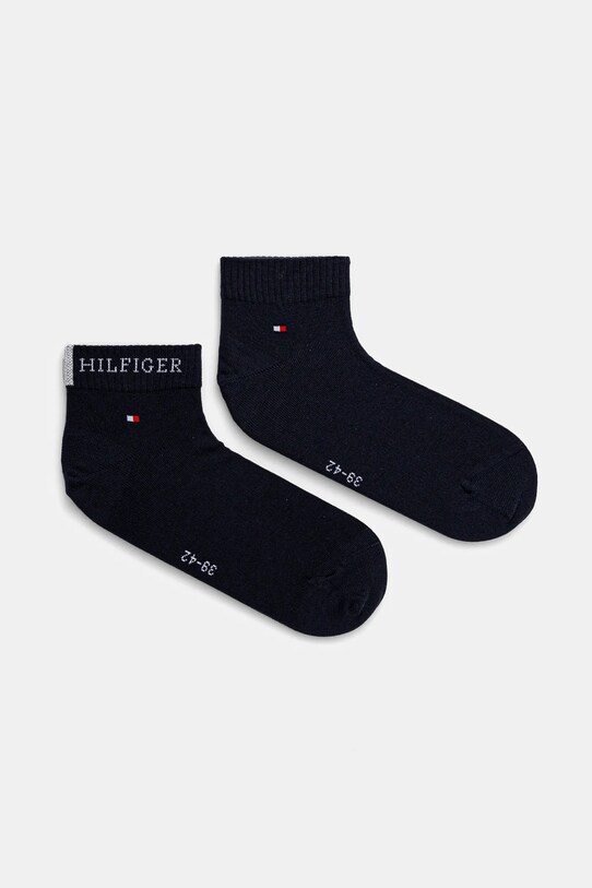 Ponožky Tommy Hilfiger 2-pack dlouhé ponožky námořnická modř 701232466