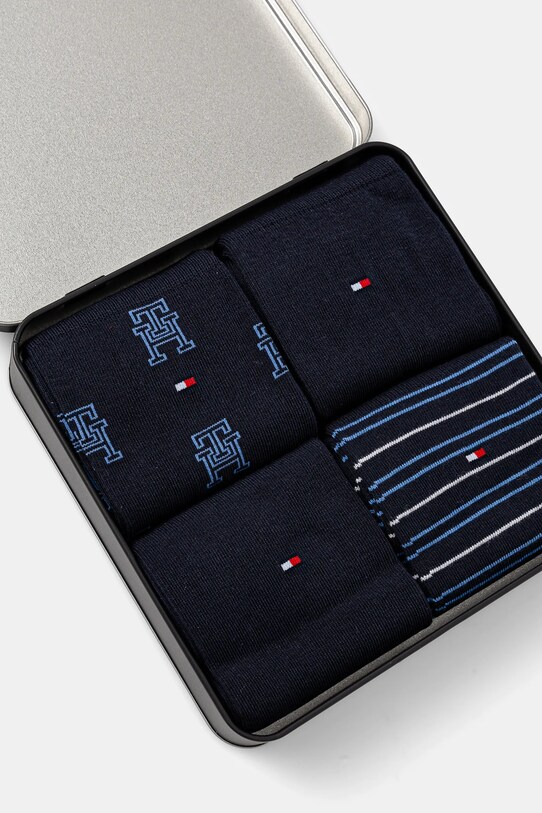 Ρούχα Κάλτσες Tommy Hilfiger 4-pack 701232605 σκούρο μπλε