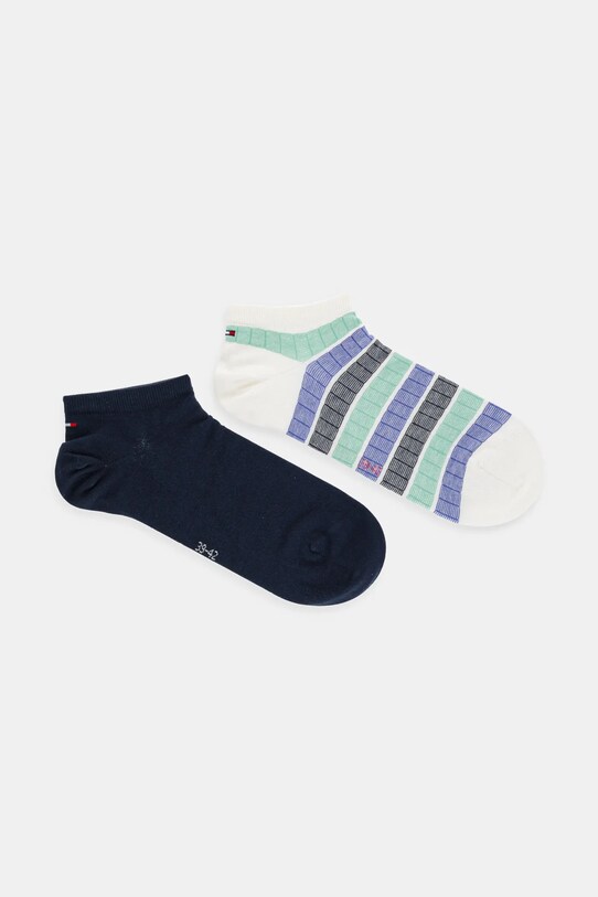 Κάλτσες Tommy Hilfiger 2-pack με μοτίβο σκούρο μπλε 701232934